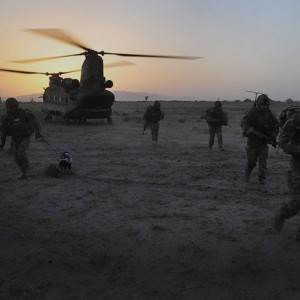 RAF Chinook crews train for Afghanistan in California