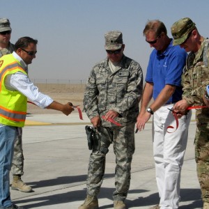 New rotary wing apron at Shindand complete