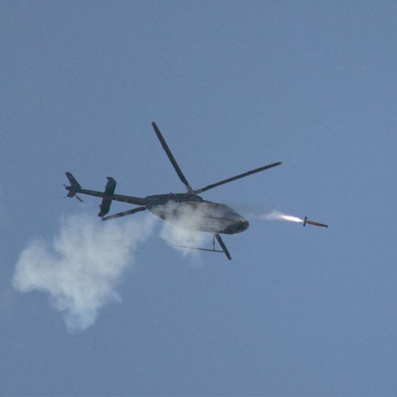 Raytheon launches new Coyote variant from helicopter