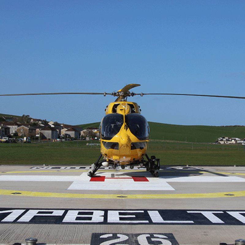 Scotland – Campbeltown helipad sees over 400 landings