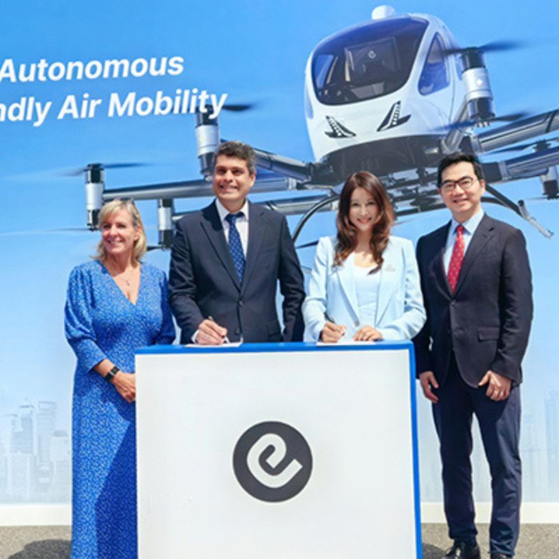 EHang and ANRA Sign MoU to Accelerate UAM