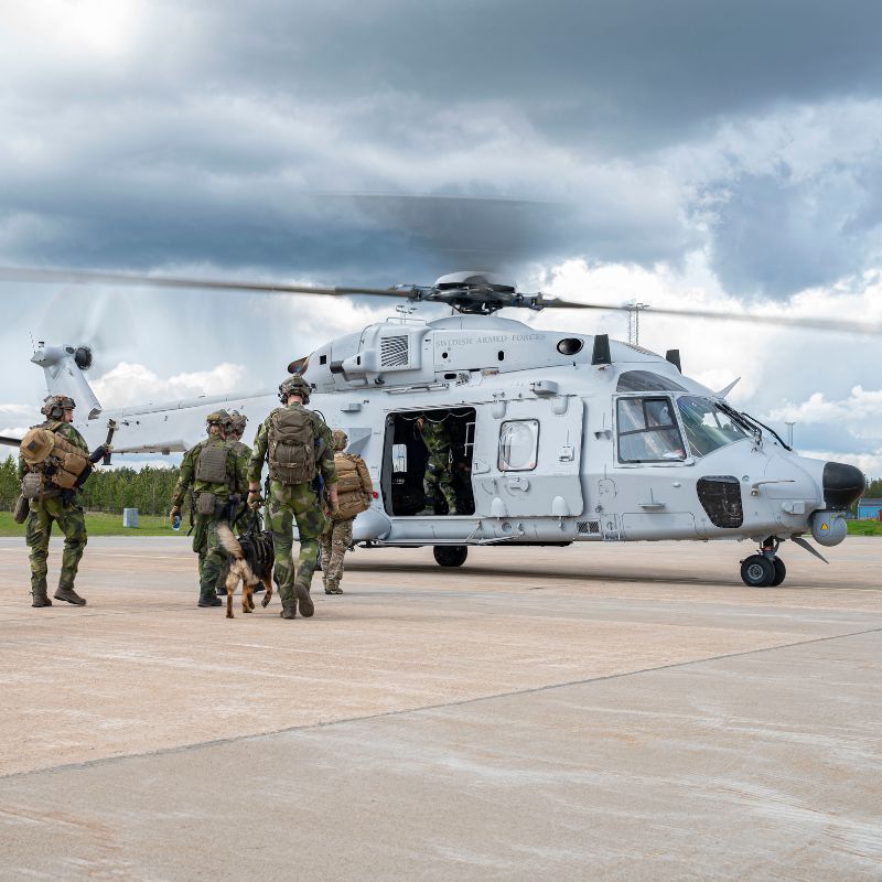 US Air Force and Sweden partner for CSAR training