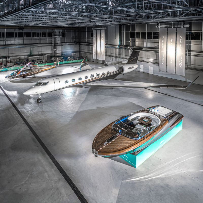Flexjet partners with Ferretti Group for jet and helicopter interiors