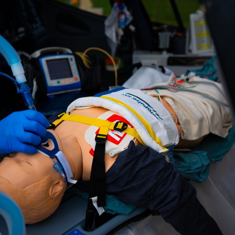 Emergency air medical bases in Florida integrate automated CPR device