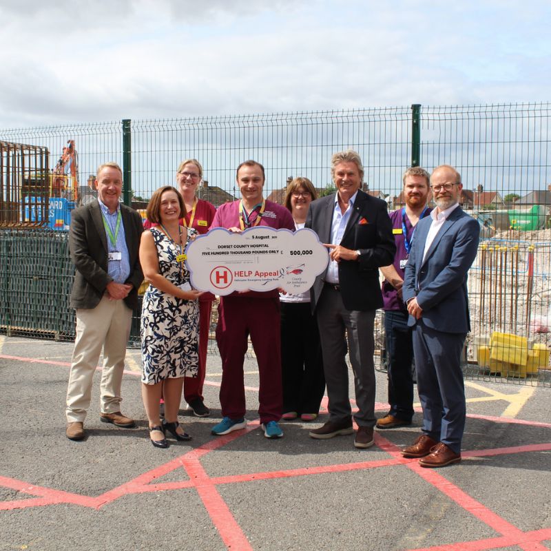Dorset County Hospital recieves final funding for new helipad