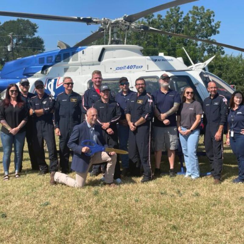 AirLIFE TEXAS Cuts the Ribbon on New Base in Lockhart