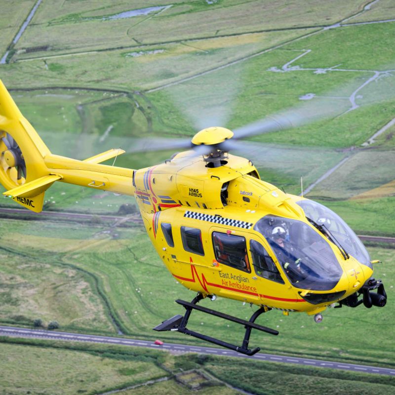 East Anglian Air Ambulance marks 25 years