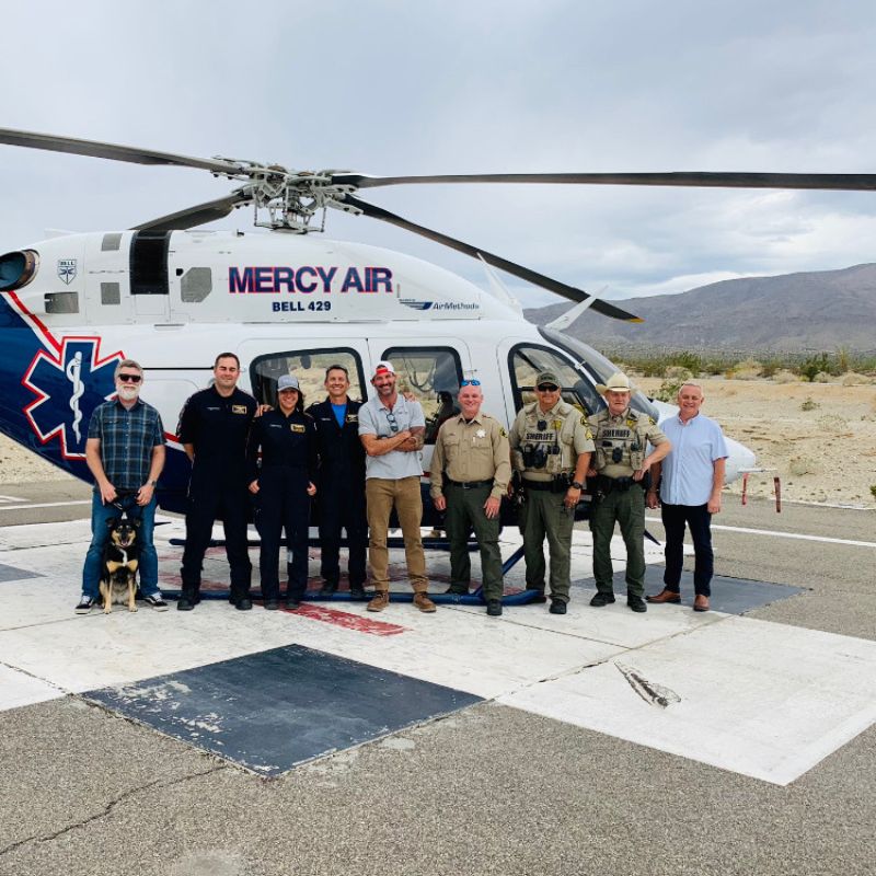 Mercy Air marks 5 Years in Rural San Diego County