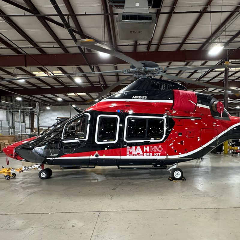 Metro Aviation to offer EMS-interior for H160 and sign for 12 H140s