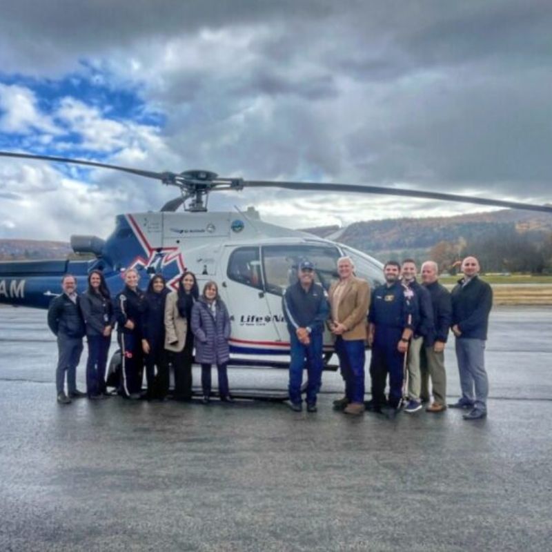 Elected Officials Visit LifeNet of New York’s Sidney Base