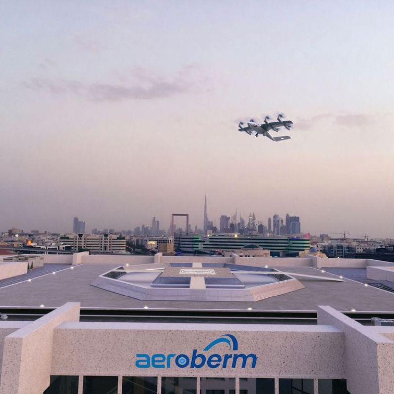 Skyportz unveils Aeroberm™ vertipad at Dubai Airshow