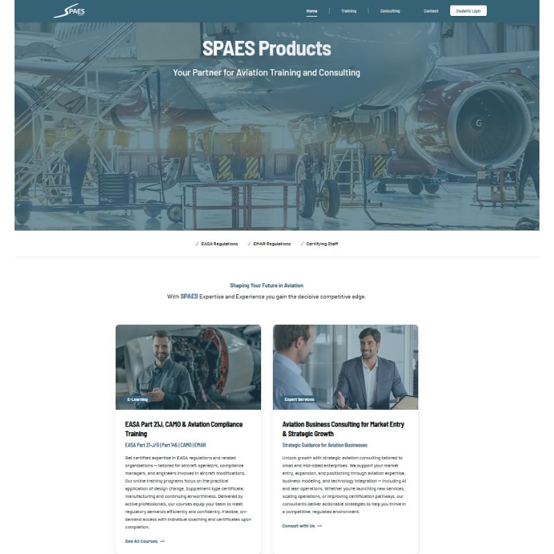 SPAES launches platform for Aviation Training and Strategic Consulting