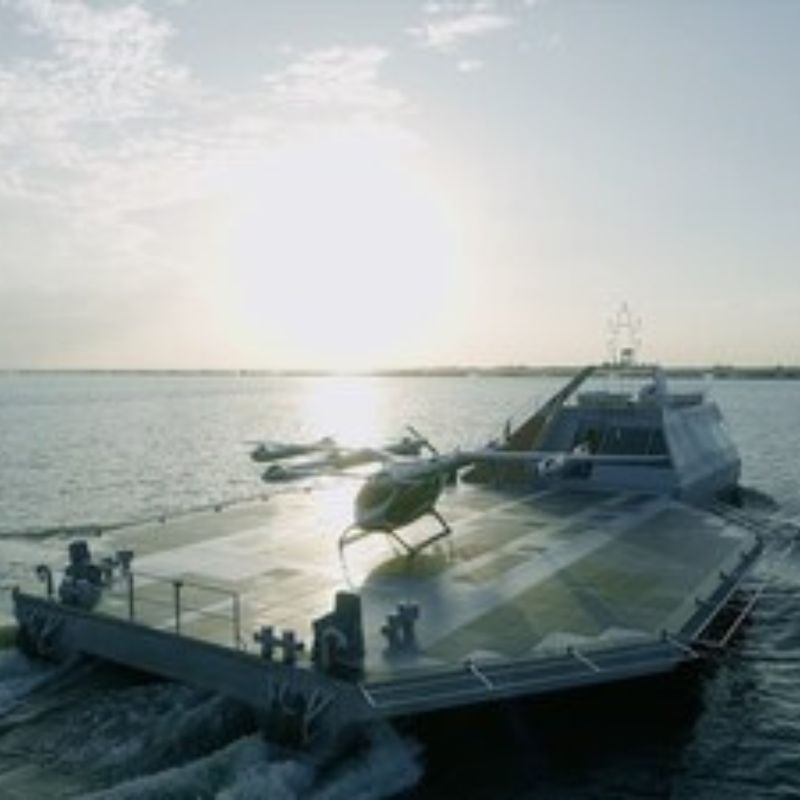 AutoFlight Unveils Zero-Carbon eVTOL floating Vertiport