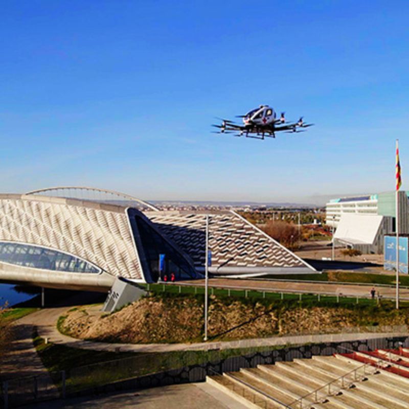 EHang Conducts Europe’s First Multi Point-to-Point Urban Flights