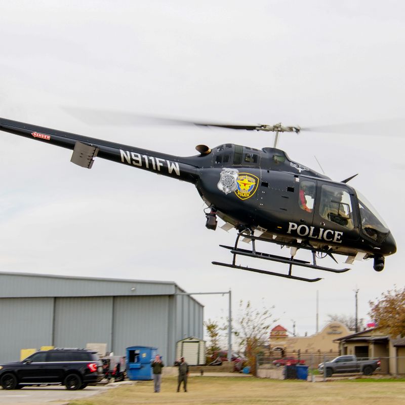 Fort Worth Police accepts delivery of second Bell 505