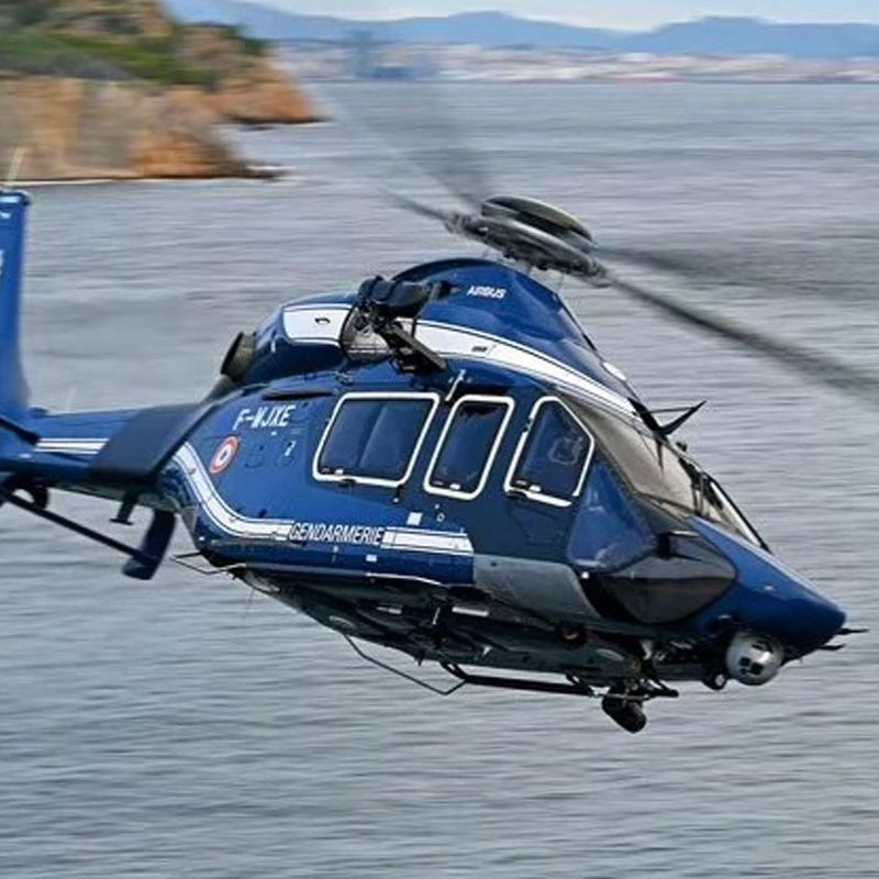 Gendarmerie Nationale installs Trakkabeam A800 searchlight on Airbus H160