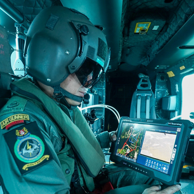 Airbus and Singapore successfully complete HTeaming flight trials