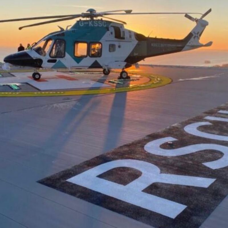 Royal Sussex County Hospital opens helipad