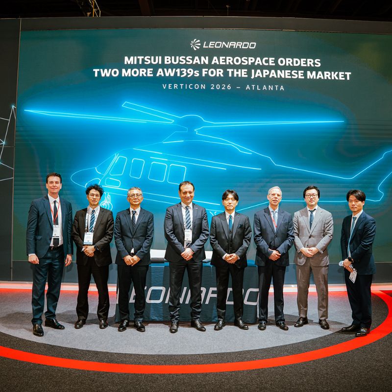 Leonardo announces orders for two AW139s for Japanese customers