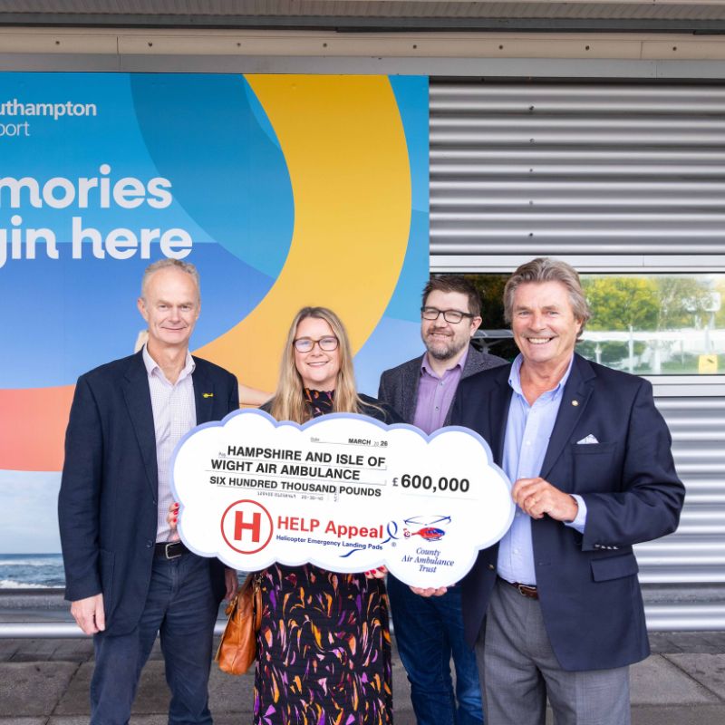 HELP Appeal pledges £300,000 more for HIOW Air Ambulance airbase