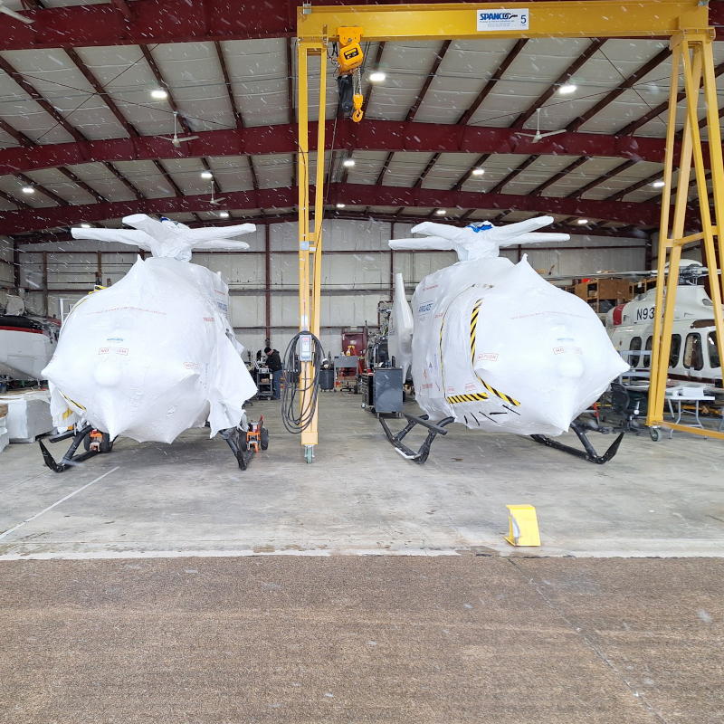 Rotortrade delivers two H145D3s to Life Flight Network
