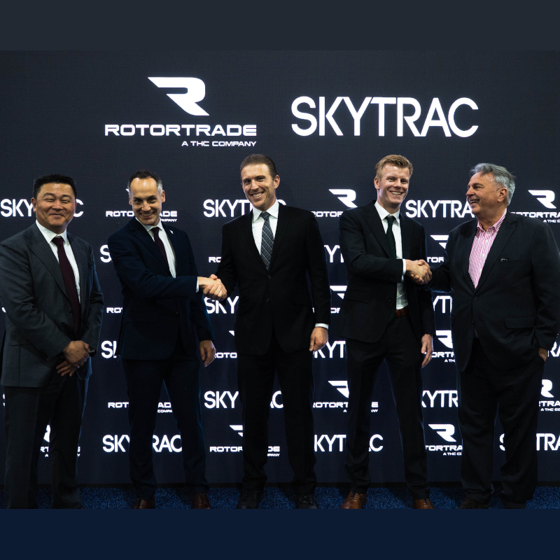 Rotortrade and Skytrac announce strategic technical partnership