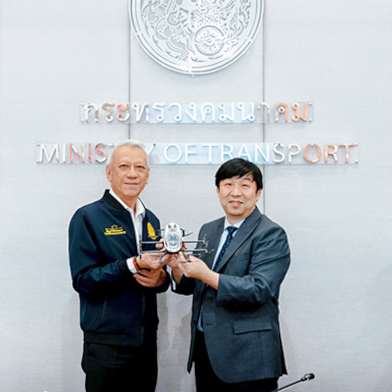 EHang meets with Thai CAA and Ministry of Transport