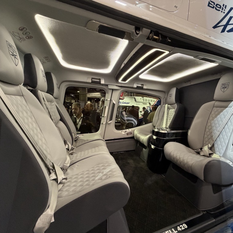 Bell 429 Designer Series Interior updated