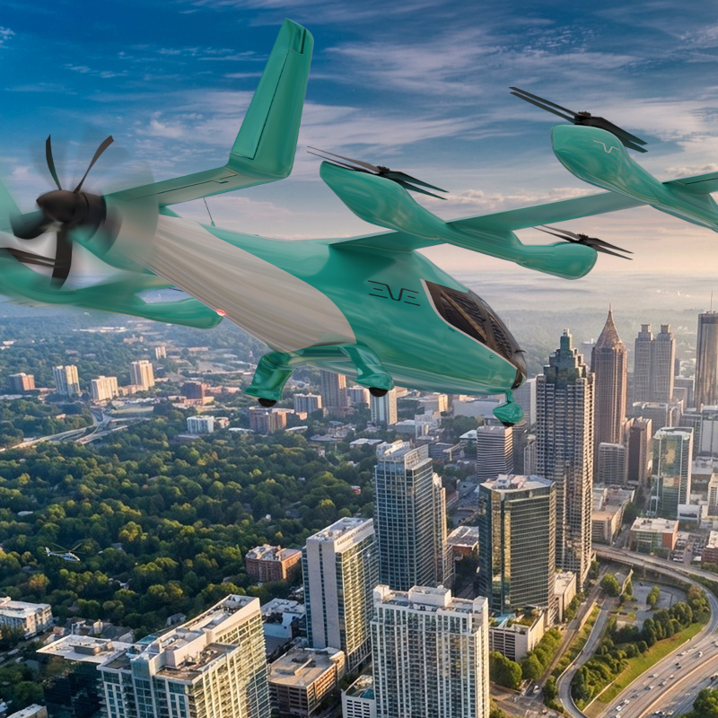 Eve takes full‑scale eVTOL mock‑up to Verticon
