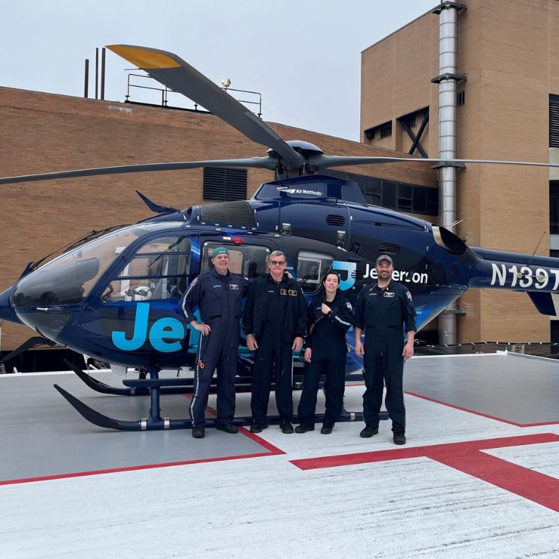 JeffSTAT lead pilot achieves 3000th patient transport