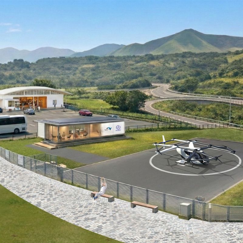 Japan – SkyDrive and NEXCO West plan vertiports at roadside rest areas