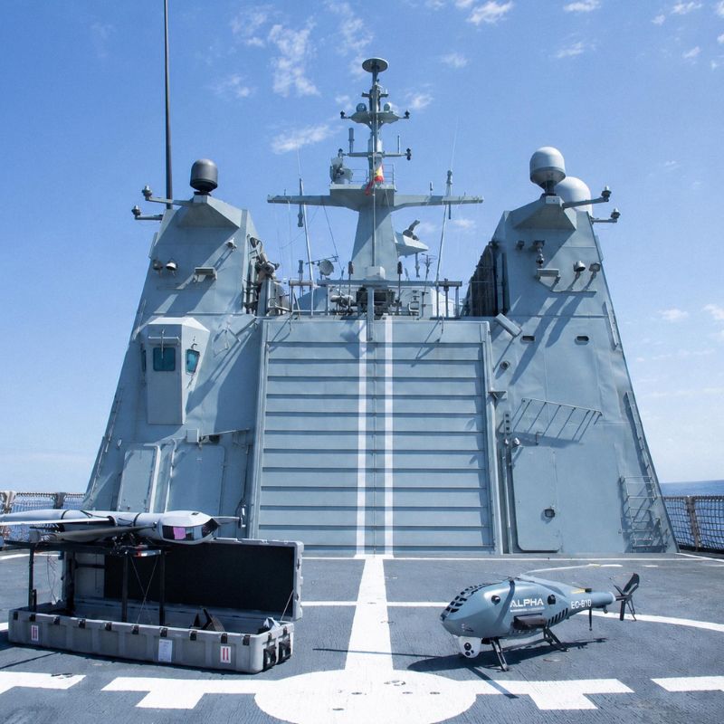 Spanish Navy completes crewed/uncrewed exercise with Airbus H135s and Flexrotor