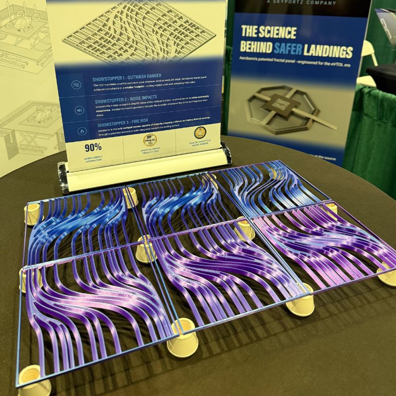 Aeroberm™ vertipad patent launched at VFS Forum 82