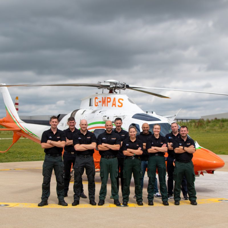 Magpas Air Ambulance trains Armed Forces paramedics