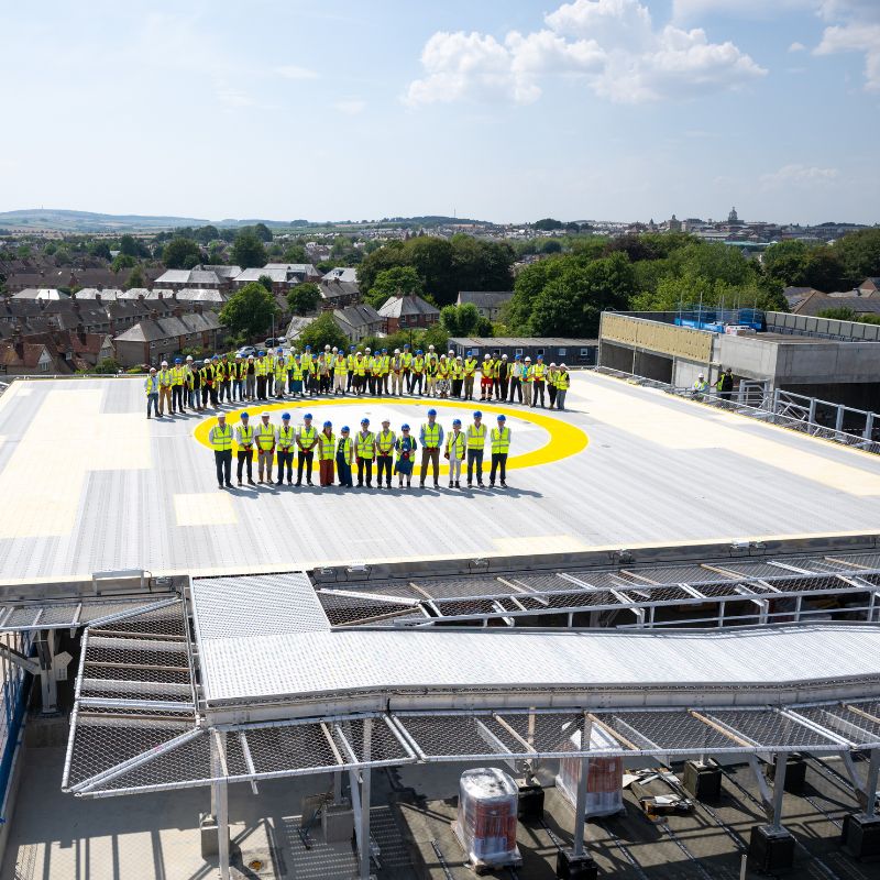 Dorset County Hospital to open rooftop helipad in 2027