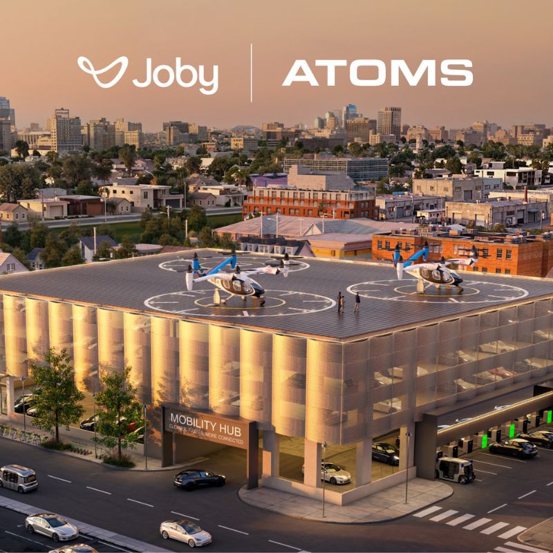 Joby partners with Atoms to build US vertiport network