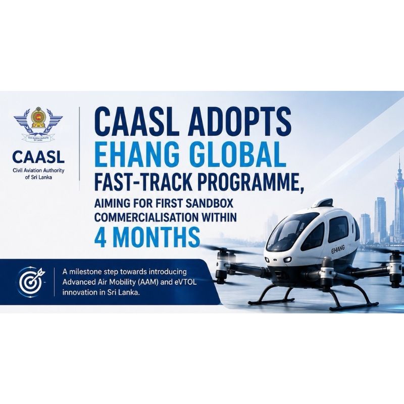 EHang Launches Global Fast Track Program
